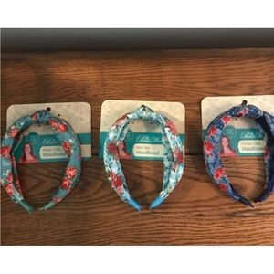 Lot of 3 Pioneer Woman Headbands Heritage Floral Vintage Floral Sweet Rose
